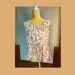 New-Nordstrom Rack Everleigh ivry/ terra blouse